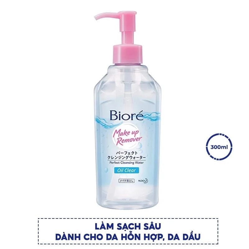 Nước Tẩy Trang Bioré Sạch Nhờn Và Dưỡng Ẩm Make Up Remover Perfect Cleansing Water