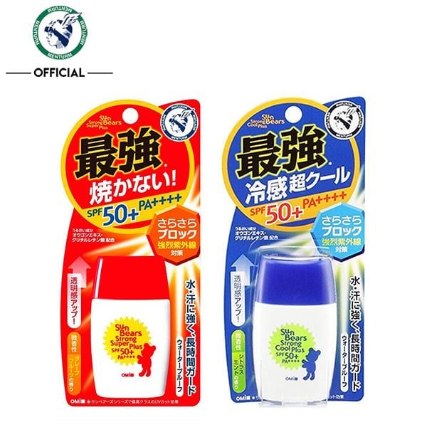 Kem Chống Nắng OMI Dành Cho Da Siêu Nhạy Cảm Sun Bears Strong Super Plus 30g