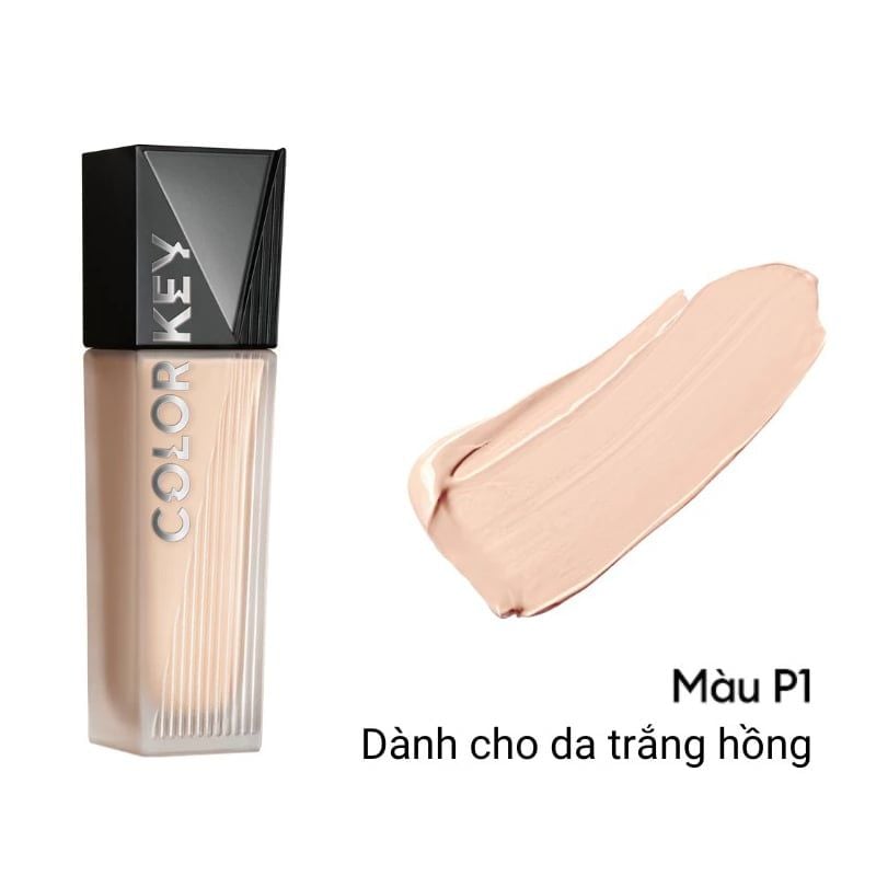 Kem Nền Mỏng Nhẹ, Lâu Trôi, Dành Cho Da Dầu Colorkey Long Lasting Flawless Liquid Foundation 30g