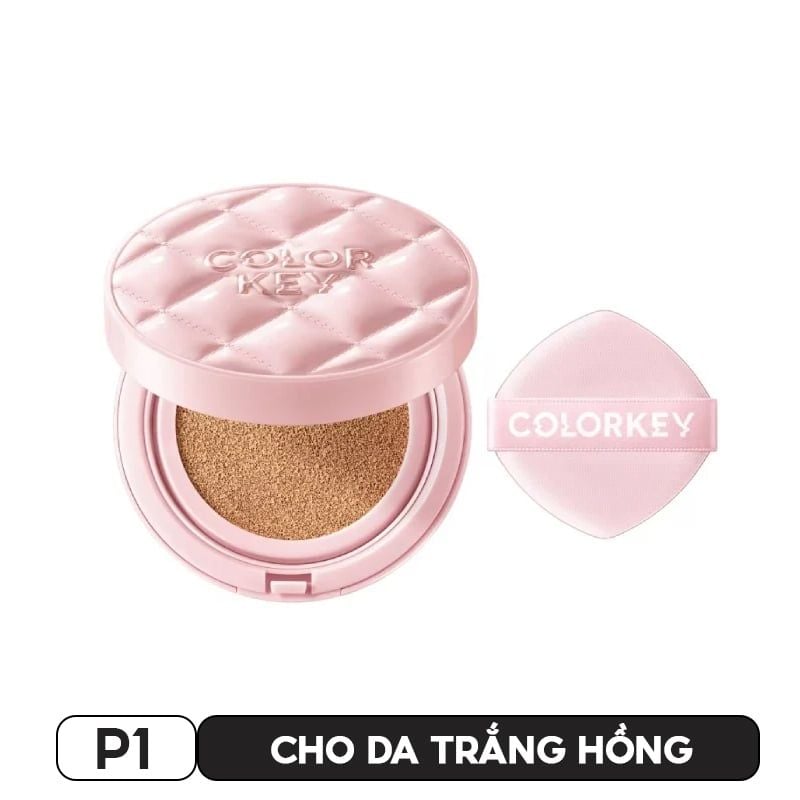 Cushion Chống Nắng Colorkey Mỏng Nhẹ, Bền Lâu Long Lasting Flawless Brightening Cushion Cream SPF50+ PA++++ 11g