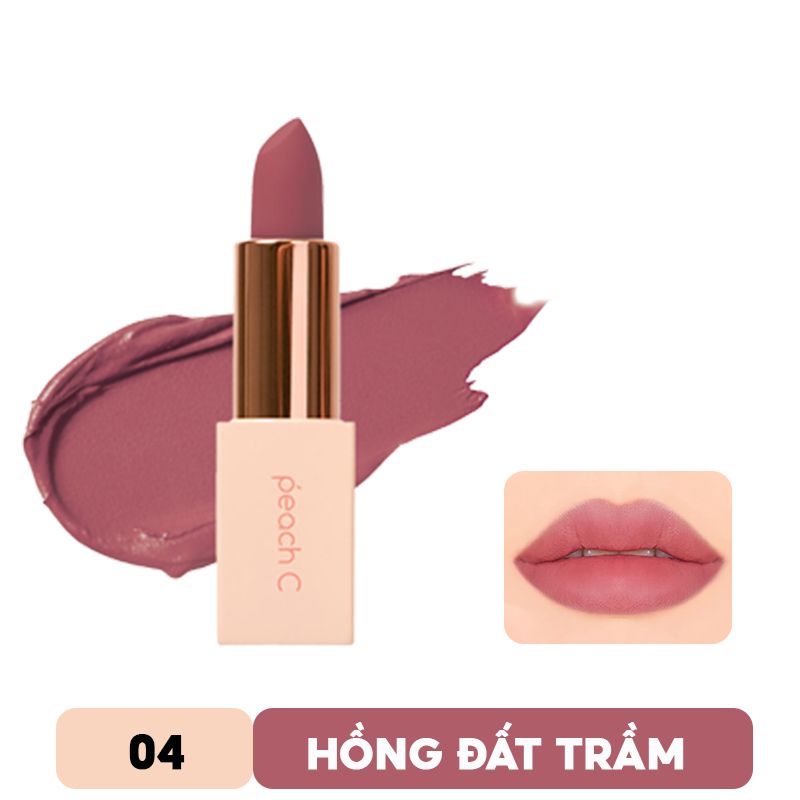 Son Thỏi Lên Màu Chuẩn, Mềm Mại Môi Peach C Four Season MLBB Lipstick 3.6g - 03 IN THE AIR