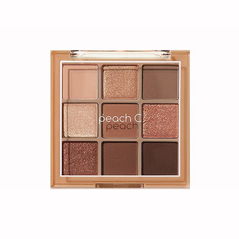 Bảng Phấn Mắt 9 Màu Peach C Soft Mood Eyeshadow Palette - Soft Brown