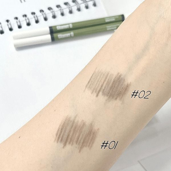  Chì Kẻ Mày Glamrr Q Bền Màu, Lâu Trôi Thuần Chay Vegan Super Stay Brow Pencil 0.08g 