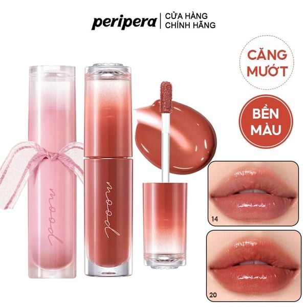 Son Tint Bóng Cho Môi Căng Mọng Peripera Ink Mood Glowy Tint 4g