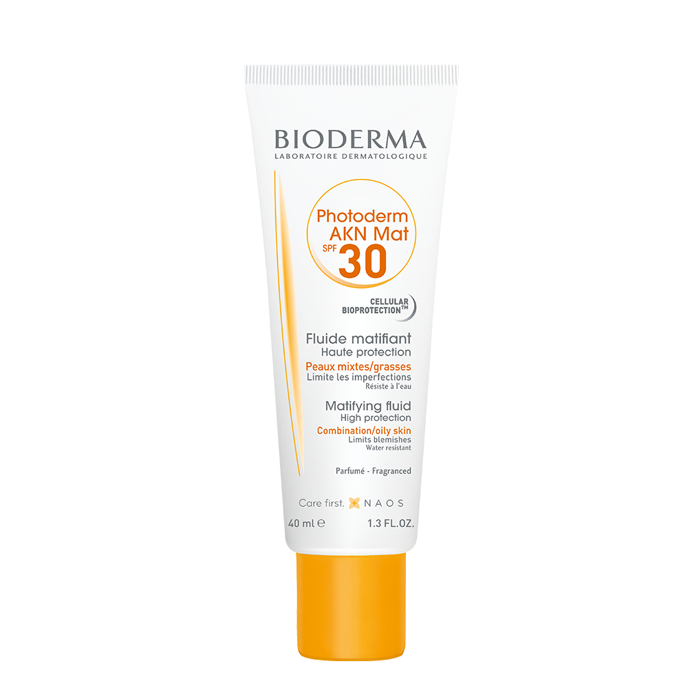 Kem Chống Nắng Cho Da Dầu, Mụn Bioderma Photoderm AKN Mat SPF30 40ml