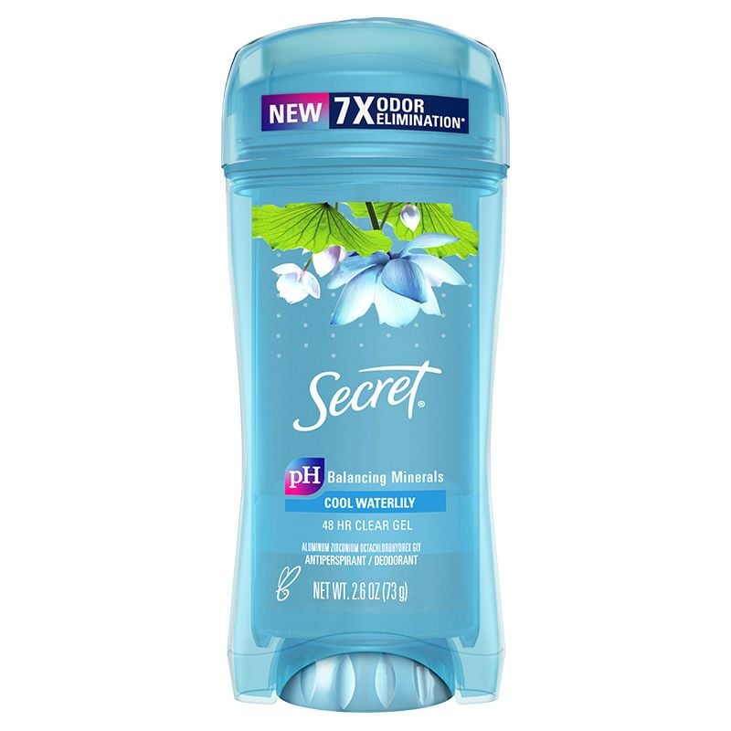 Gel Khử Mùi Và Giảm Tiết Mồ Hôi Dành Cho Nữ Secret Clear gel Cool Waterlily 73gm (hàng sắp về)