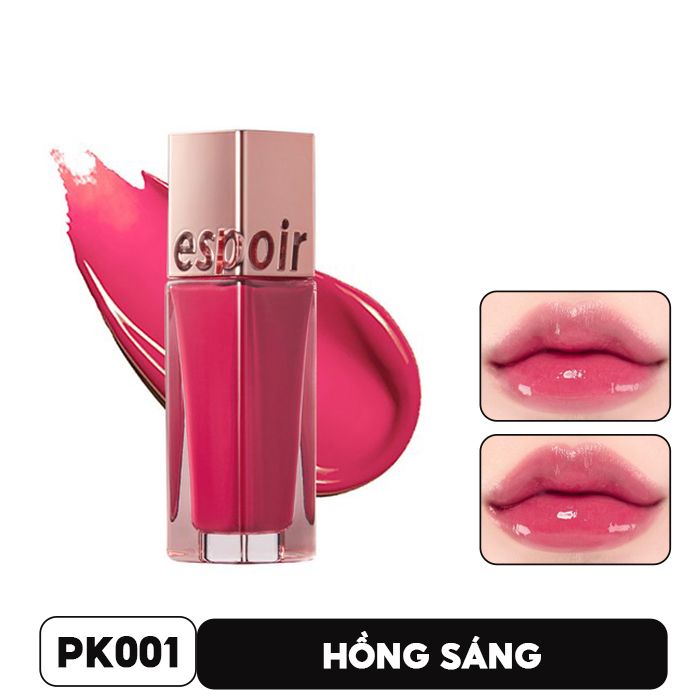 Son Kem Lì Cao Cấp Hàn Quốc Lên Màu Chuẩn, Lâu Trôi Espoir Couture Lip Tint Shine 8.5g - PK001 Hey Bestie