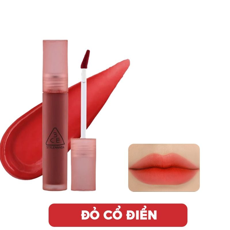 Son Kem Lì, Mịn Mượt Nhẹ Môi 3CE Blur Water Tint 4.6g