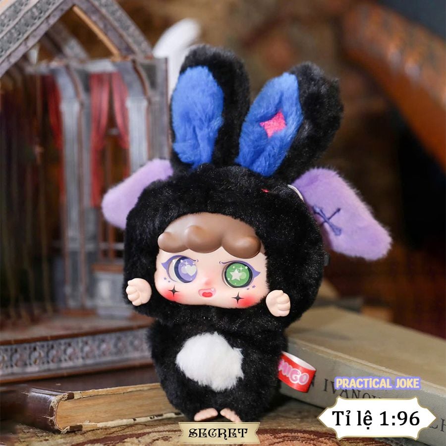 Móc Khóa Gấu Bông Happy Ghost Migo Funny Plush Pendant Blind Box - QZ228
