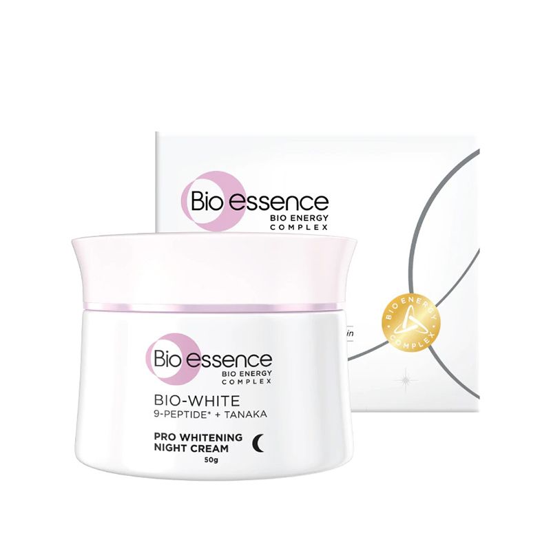Kem Dưỡng Bio-essence Cấp Ẩm, Hỗ Trợ Dưỡng Sáng Da Ban Đêm Bio White Pro Whitening Night Cream 50g