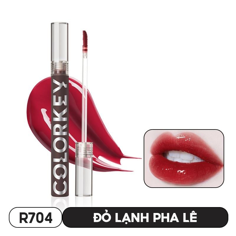 Son Tint Gương Bóng Bền Màu, Lâu Trôi Colorkey Airy Lip Mirror Series 1.7g
