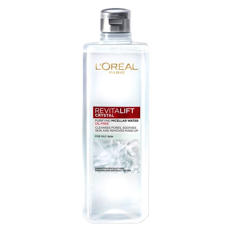 Nước Tẩy Trang Làm Sạch Cho Da Dầu L'oreal Revitalift Crystal Purifying Micellar Water