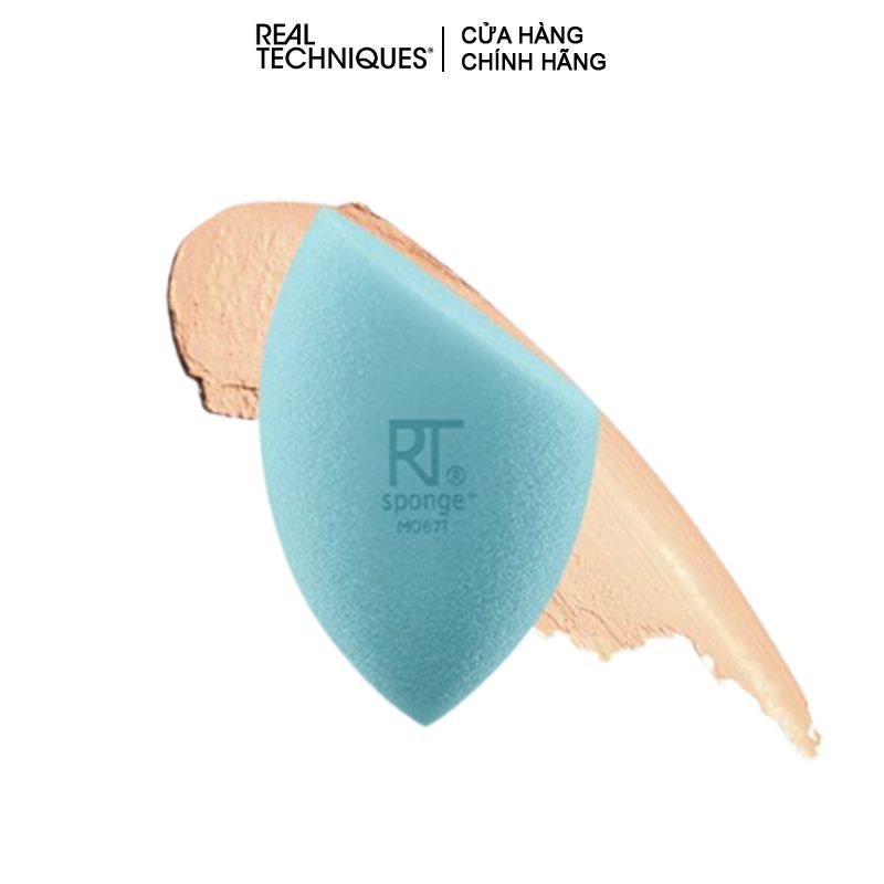 Bông Mút Trang Điểm Cho Lớp Nền Mềm Mịn Tự Nhiên Real Techniques Miracle Airblend Sponge