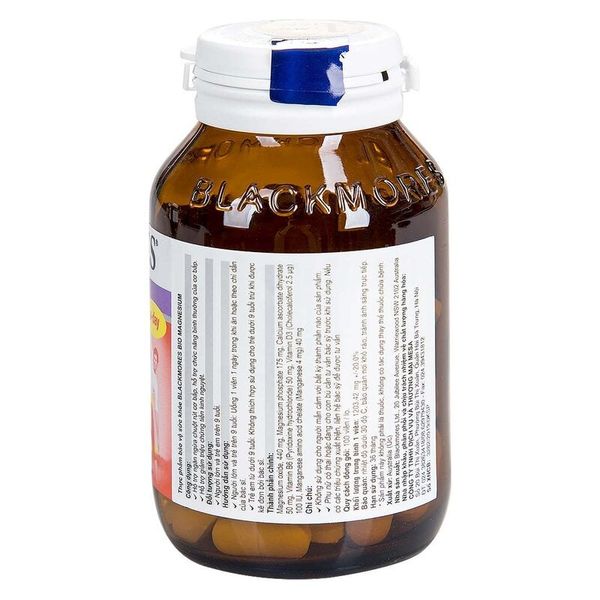  [100 Viên/Lọ] Viên Uống Blackmores Hỗ Trợ Cơ Bắp & Xương Muscular Support Bio Magnesium 