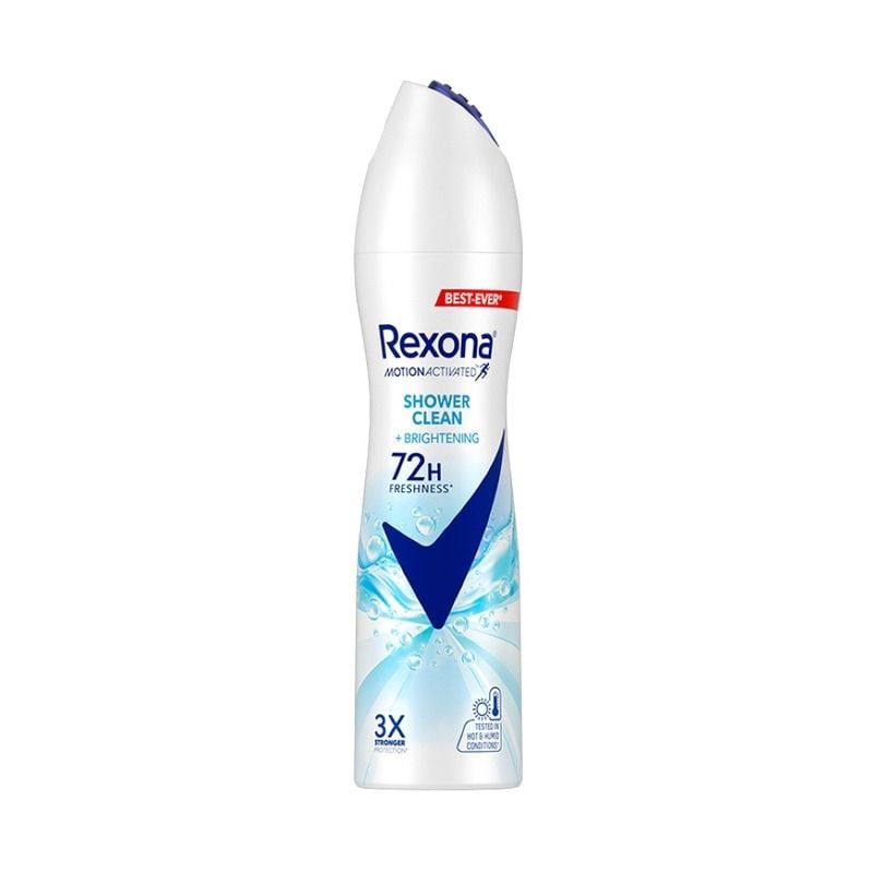 Xịt Khử Mùi Rexona Khô Thoáng Suốt 48H Dành Cho Nữ Anti-Perspirant Spray Shower Clean 150ml (Che tên sản phẩm khi giao hàng)