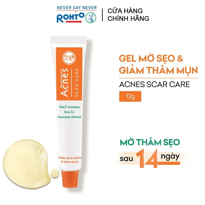 Kem Dưỡng Dạng Gel Giúp Hỗ Trợ Mờ Sẹo Và Làm Mờ Vết Thâm Mụn Acnes Scar Care 12g