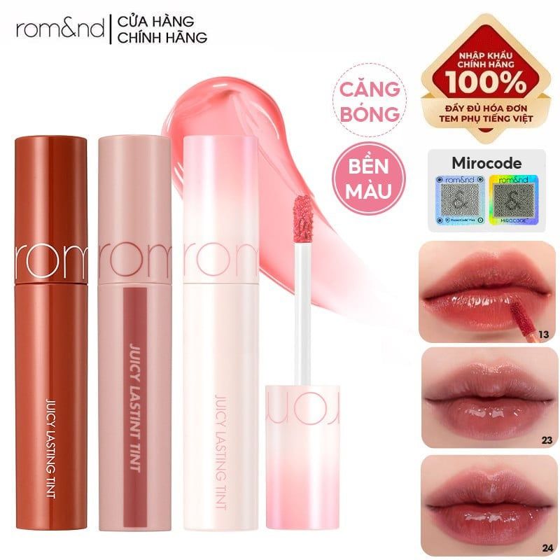 [MÀU 1-33] Son Tint Lì Romand Juicy Lasting Tint 5.5g