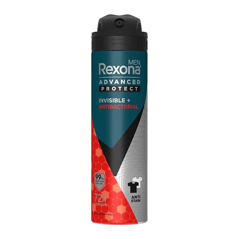 Xịt Khử Mùi Rexona Men Anti-Perspirant Spray 150ml # INVISIBLE + ANTIBACTERIAL