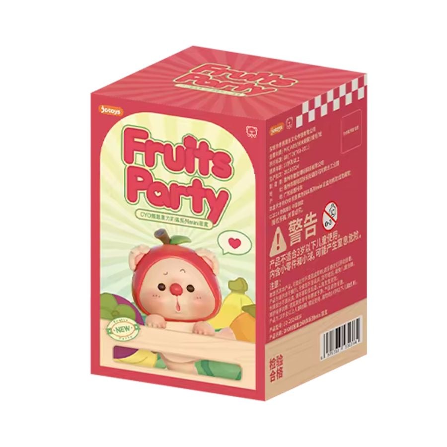 Mô Hình Dán Điện Thoại Jotoys OYO Bear Cub Fruit Party Mini Series Blind Box - JO-2024008