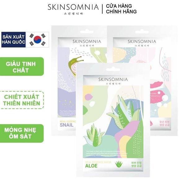  Mặt Nạ Miếng Skinsomnia Giàu Tinh Chất Real Essence Mask 25ml 