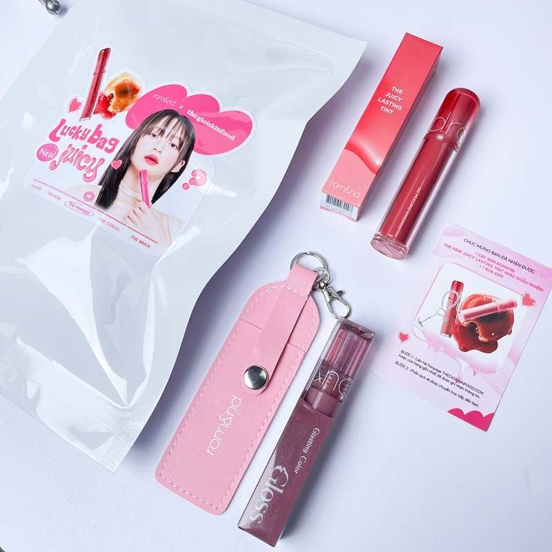 [Độc Quyền Thegioiskinfood] Túi Mù Son Môi Lucky Bag Romand The New Juicy - Mua 1 Được 4
