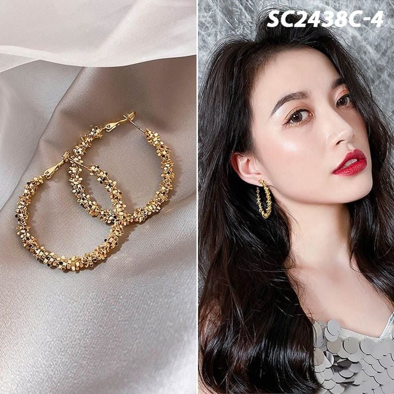 [NHẬP KHẨU] Bông Tai Khuyên Tròn, Đính Hạt Ngọc Trai Thời Trang, Nhiều Kiểu Dáng, Phong Cách Hàn Quốc TOOLA Fashion Earring