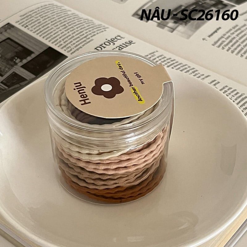 [NHẬP KHẨU] Dây Buộc Tóc Cao Su Co Giãn Thiết Kế Đơn Giản Phong Cách Hàn Quốc TOOLA Hair Bands Scrunchies
