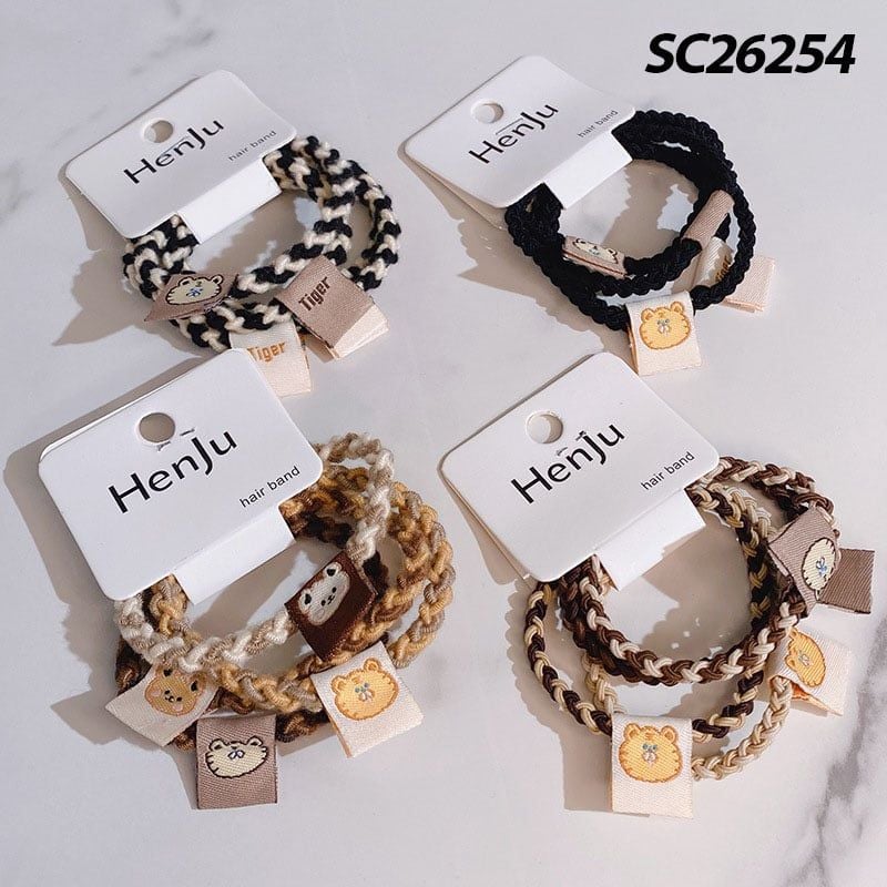 [NHẬP KHẨU] Dây Buộc Tóc Cao Su Co Giãn Thiết Kế Đơn Giản Phong Cách Hàn Quốc TOOLA Hair Bands Scrunchies