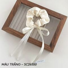 ĐÍNH NƠ RUY BĂNG - SC26550 - MÀU TRẮNG