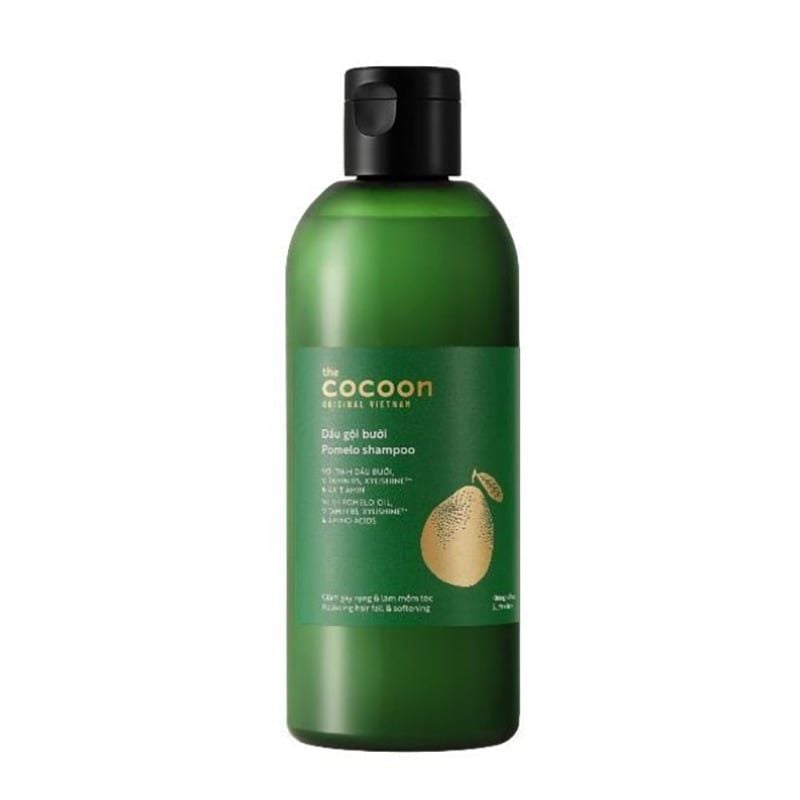 [310ml] Dầu Gội Tinh Chất Dầu Bưởi Giúp Giảm Gãy Rụng & Hỗ Trợ Mọc Tóc Cocoon Pomelo Shampoo