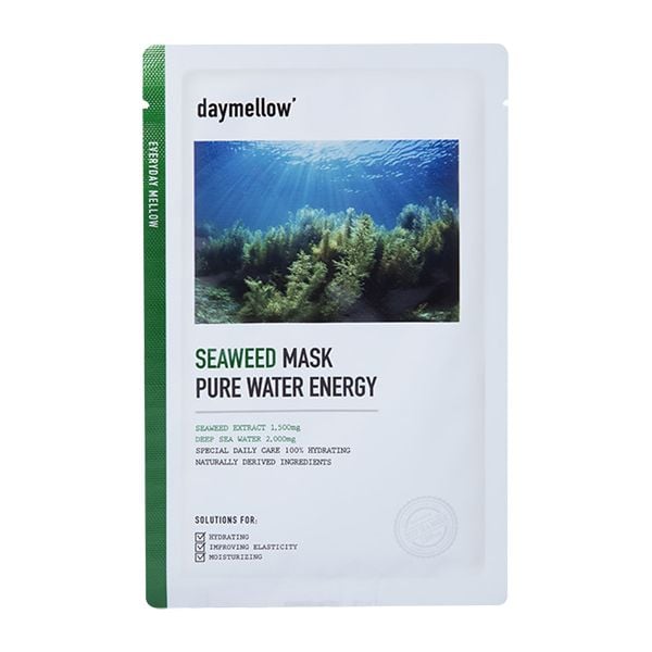 Mặt Nạ Miếng Daymellow Dưỡng Ẩm Nuôi Dưỡng Với Năng Lượng Nước Biển Sâu Mask Pure Water Energy #Seaweed