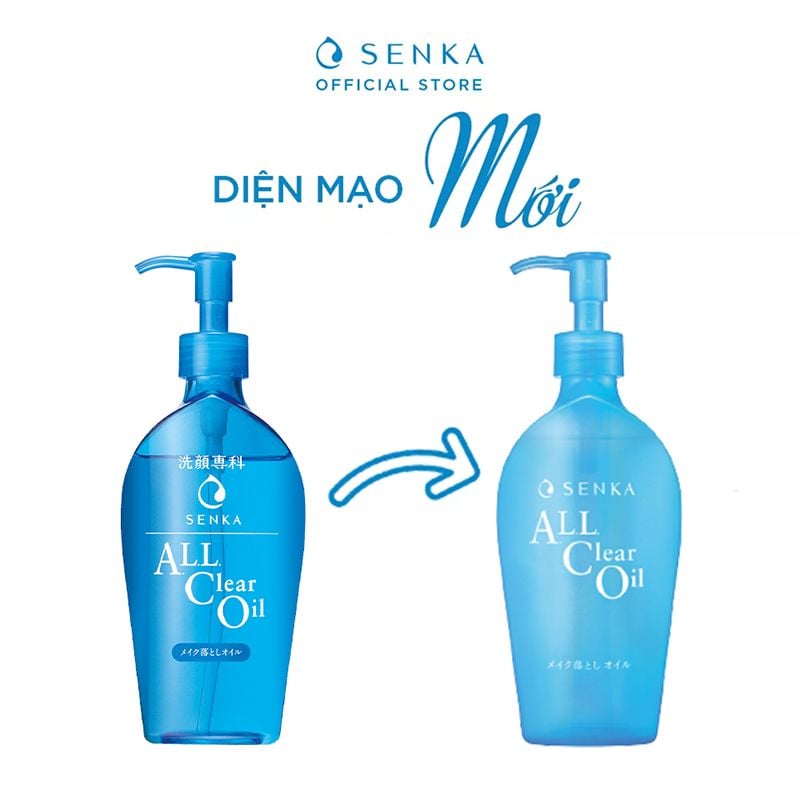 Dầu Tẩy Trang Làm Sạch Sâu Senka All Clear Oil 230ml