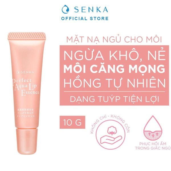 Tinh Chất Dưỡng Môi Cấp Ẩm Senka Perfect Aqua Lip Essence 10g