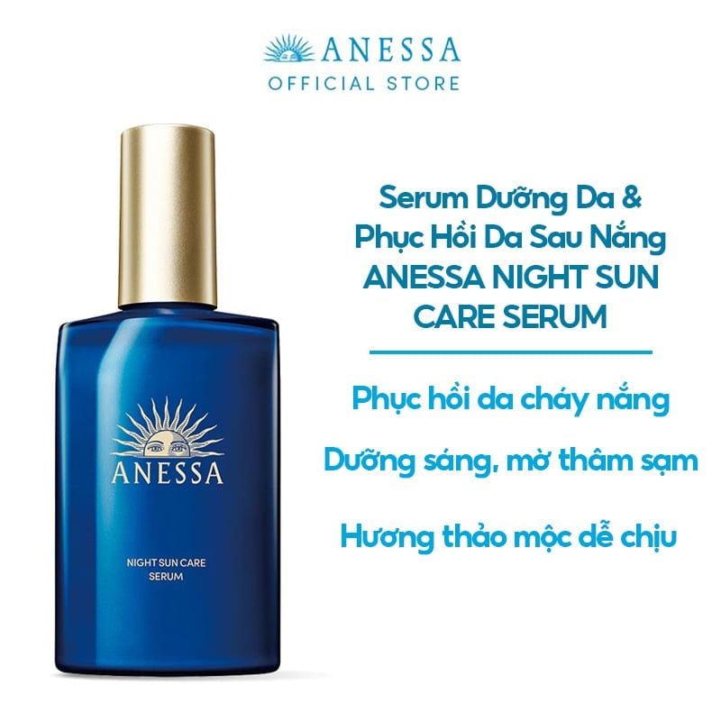 Serum Dưỡng Da Và Phục Hồi Da Sau Nắng Anessa Night Sun Care Serum 180ml