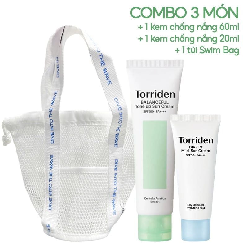 Kem Chống Nắng Torriden Nâng Tone Balanceful Cica Tone Up Sun Cream SPF 50+ PA++++
