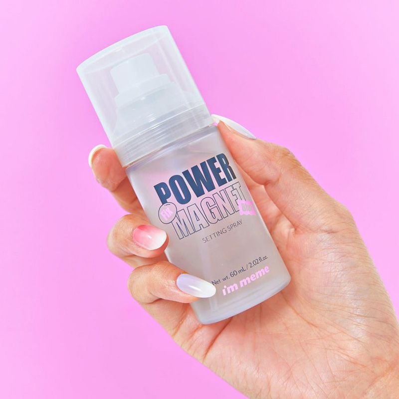 Xịt Khóa Nền, Cố Định Lớp Trang Điểm Bền Màu, Lâu Trôi I'm Meme POWER MAGNET SETTING SPRAY