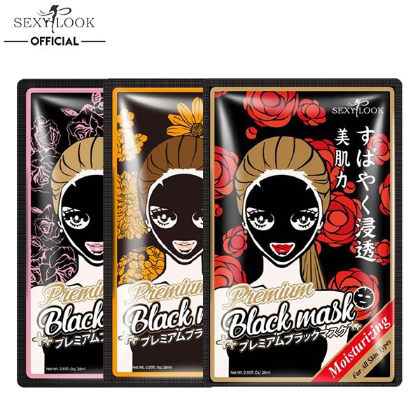 Mặt Nạ Đen Dưỡng Da Sexylook Intensive Moisturizing Black Facial Mask