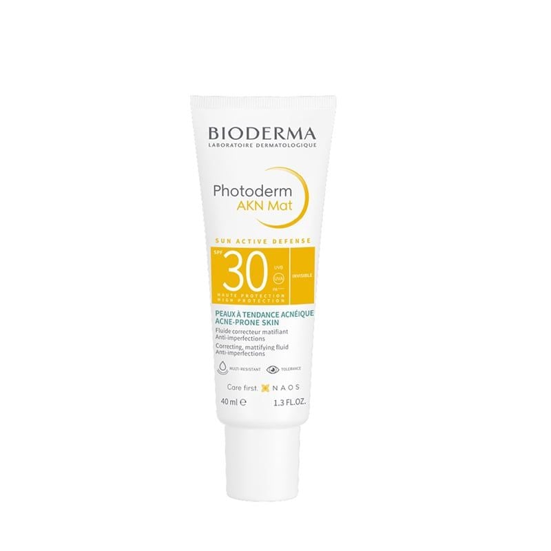 Kem Chống Nắng Cho Da Dầu, Mụn Bioderma Photoderm AKN Mat SPF30 40ml