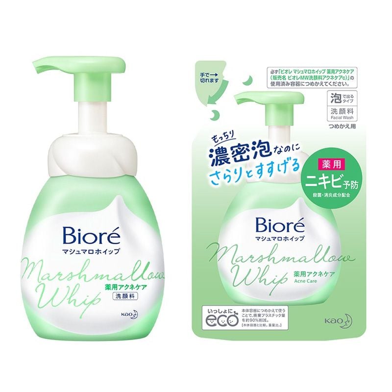 Sữa Rửa Mặt Dạng Bọt Bioré Marshmallow Whip 150ml