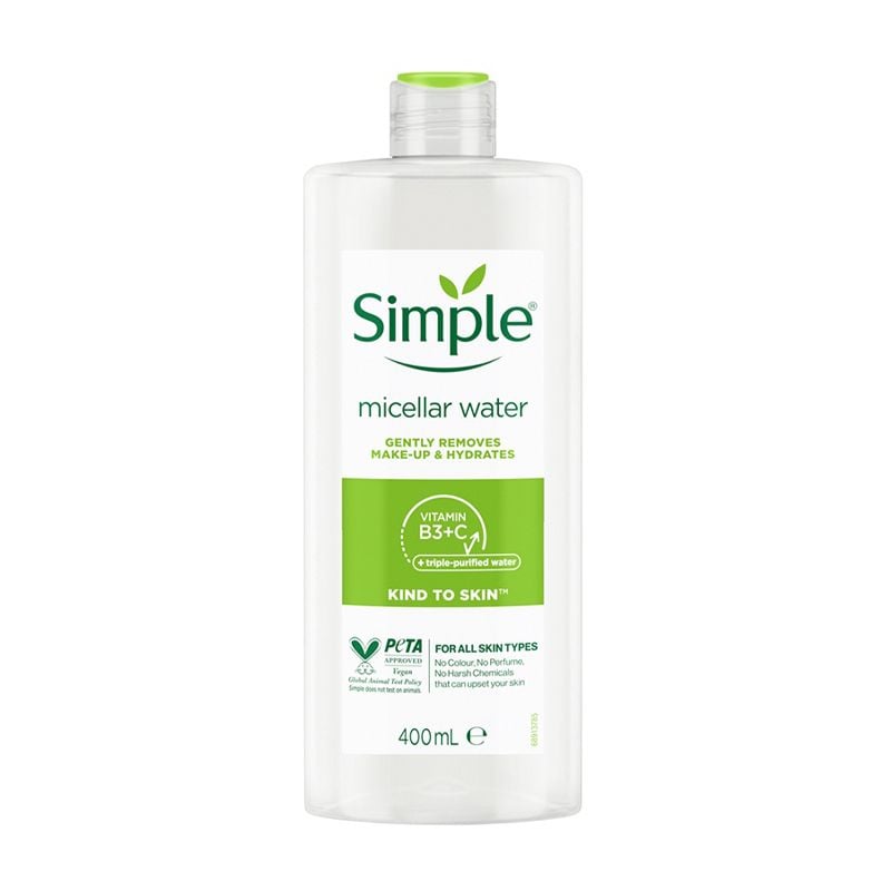 Nước Tẩy Trang Simple Lành Tính Kind To Skin Micellar Cleansing Water 400ml
