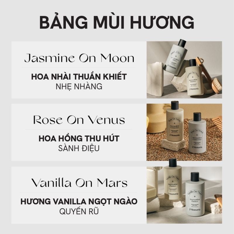 Sữa Tắm De Memoria Dưỡng Trắng Hương Nước Hoa Scented Brightening Body Cleanser 300ml