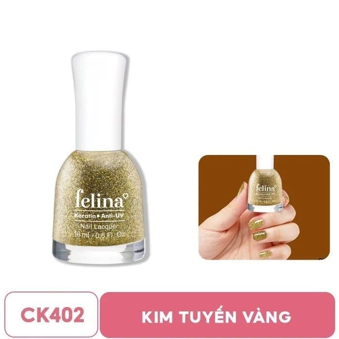 Sơn Móng Tay Lên Màu Chuẩn, Nuôi Dưỡng Móng, Màu Sắc Đa Dạng Felina Nail Lacquer 18ml