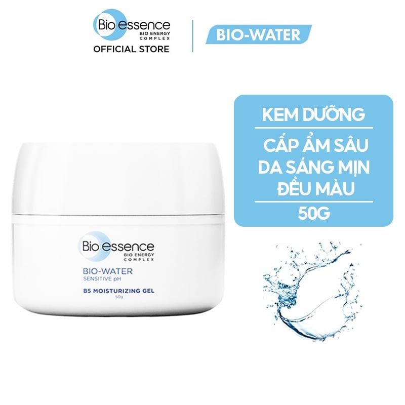 Kem Dưỡng Dạng Gel Cấp Ẩm, Cải Thiện Làn Da Bio-essence Bio-Water Vitamin B5 Moisturizing Gel 50g