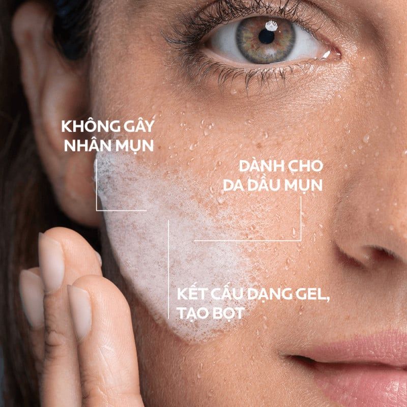 Sữa Rửa Mặt La Roche-Posay Dạng Gel Cho Da Dầu Mụn Effaclar Purifying Foaming Gel For Oily Sensitive Skin