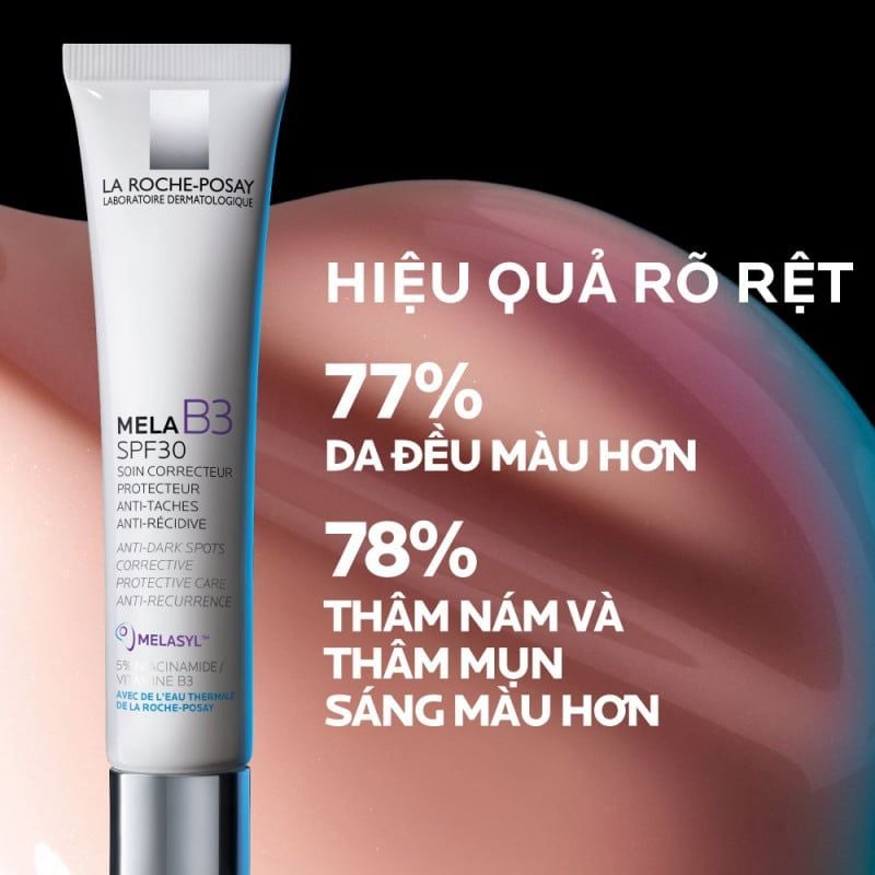 Kem Dưỡng La Roche-Posay Hỗ Trợ Làm Trắng Da, Giảm Thâm Nám Mela B3 Cream 40ml