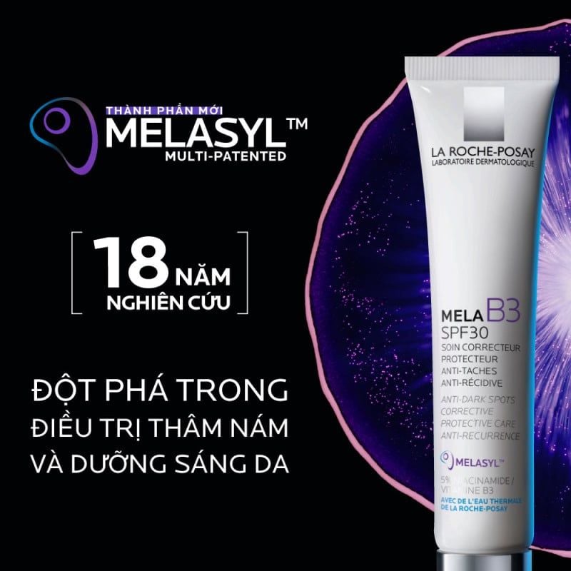 Kem Dưỡng La Roche-Posay Hỗ Trợ Làm Trắng Da, Giảm Thâm Nám Mela B3 Cream 40ml