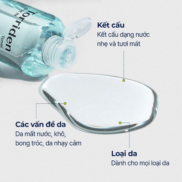  Nước Hoa Hồng Torriden Dưỡng Ẩm, Làm Dịu Da Dive-In Low Molecular Hyaluronic Acid Toner 300ml 