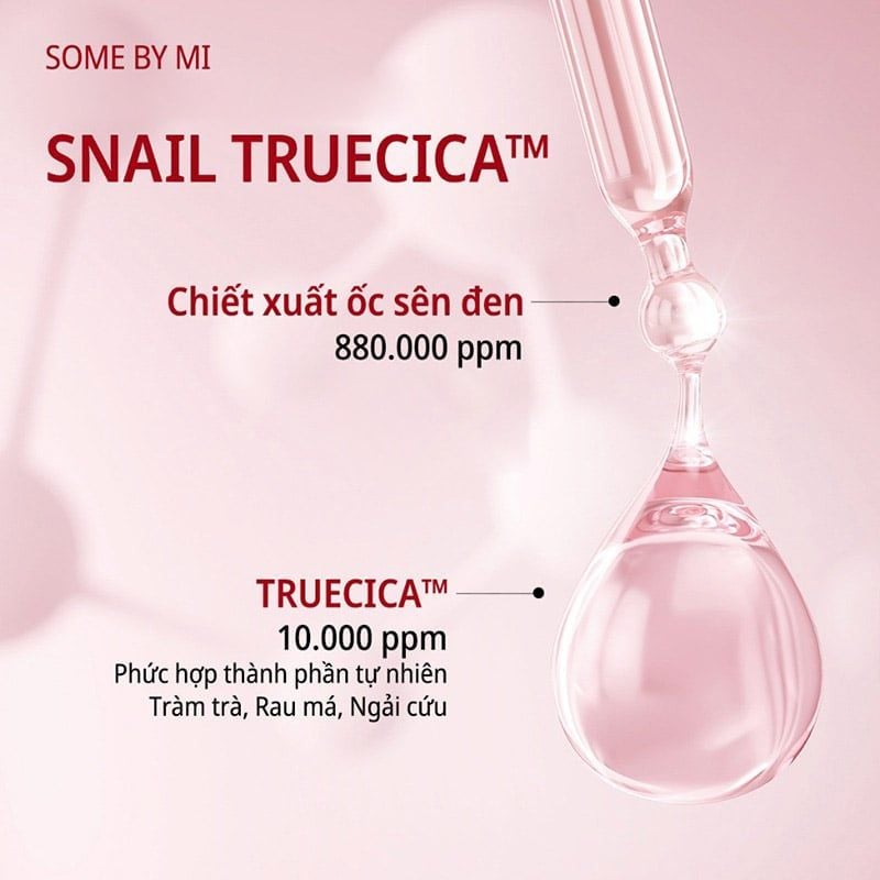 Serum Some By Mi Tinh Chất Ốc Sên Hỗ Trợ Mờ Thâm Sẹo Hàn Quốc Snail Truecica Miracle Repair Serum 50ml