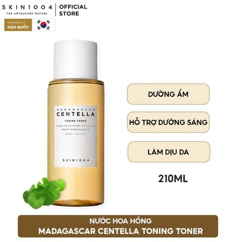 Nước Hoa Hồng Skin1004 Giúp Cân Bằng, Hỗ Trợ Dưỡng Trắng Da Chiết Xuất Rau Má Madagascar Centella Toning Toner 210ml