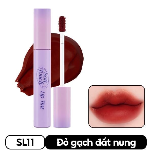 [SL1 - SL12] Son Kem Siêu Lì, Siêu Mịn Môi Merzy Soft Touch Lip Tint 3g